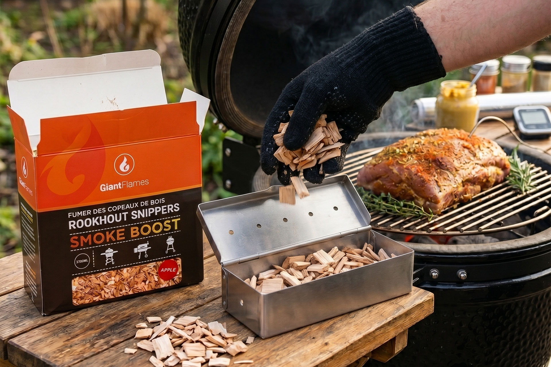 Giant Flames recept pulled pork appel