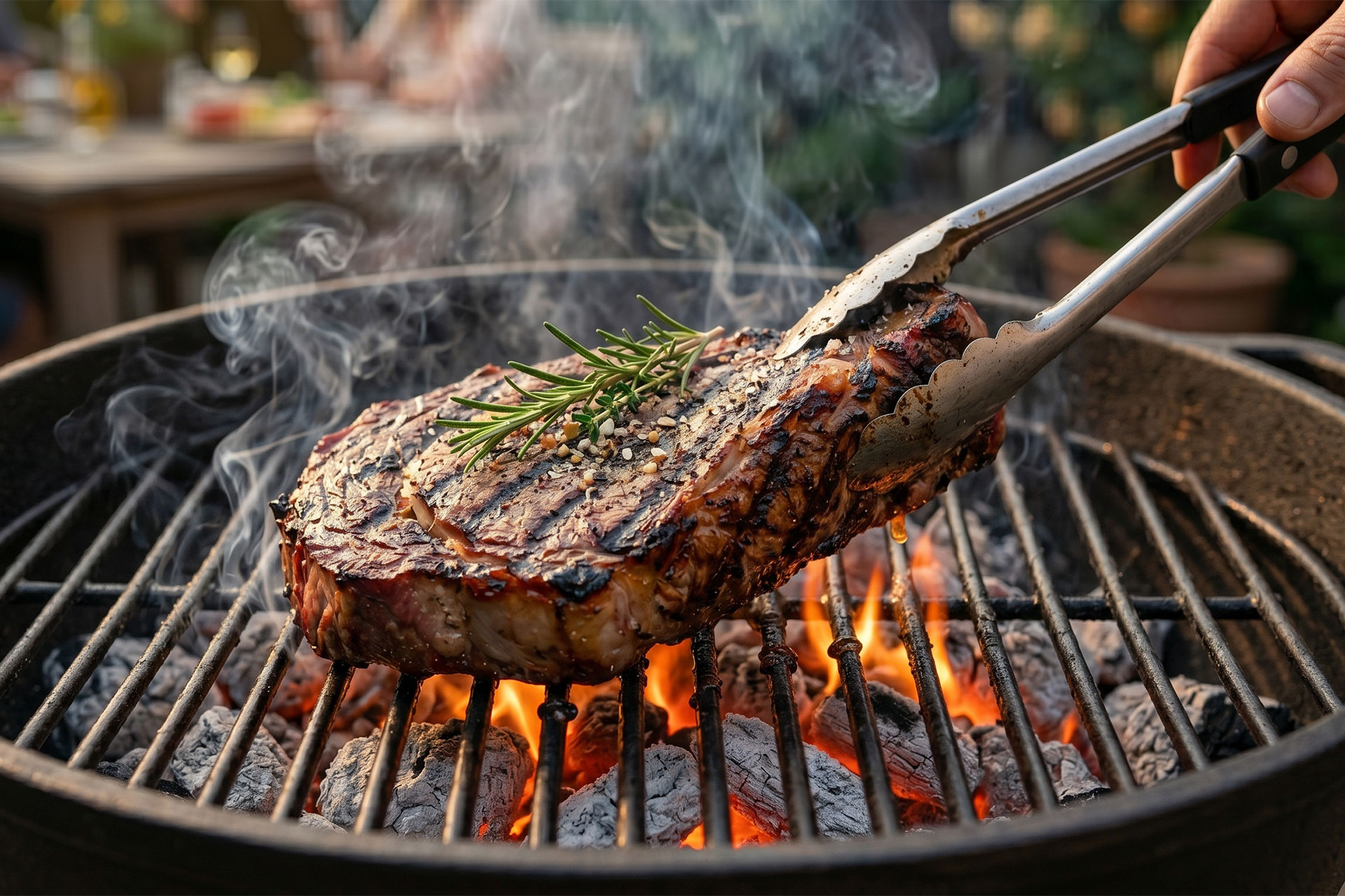 Giant Flames recept smokey ribeye