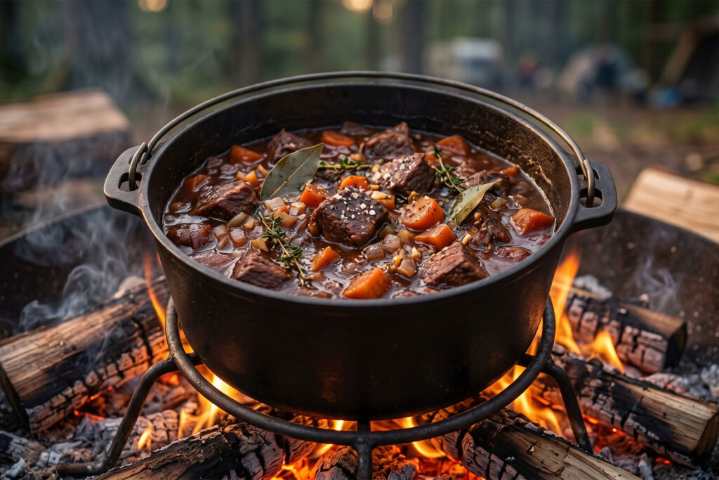 Lumberjack Stew from the Dutch Oven