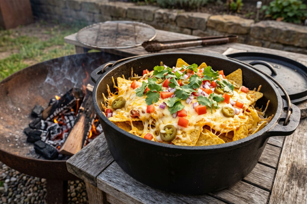 Nachos from the Dutch Oven